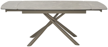 Стол RIVOLI 140 MATT LATTE STONE SOLID CERAMIC, TAUPE