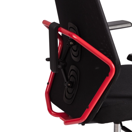 Кресло Matrix черный, ткань, металл, пластик, мягкое сиденье, с подлокотниками