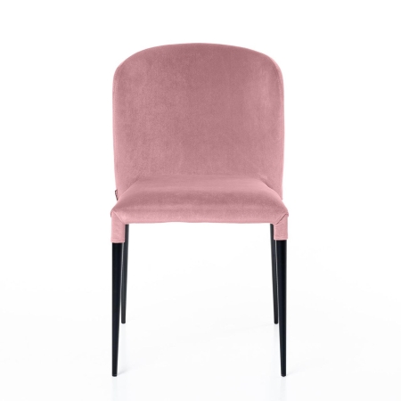 Стул Albert (Альберт) бархат пудровый