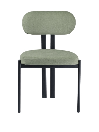 Стул для кухни Атом зеленый букле MOSS 615