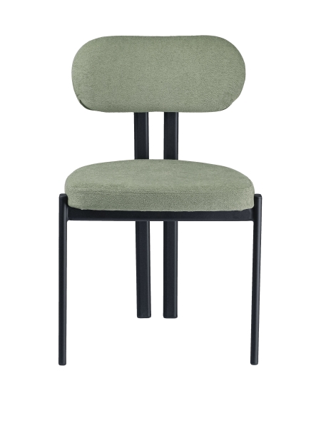 Стул для кухни Атом зеленый букле MOSS 615