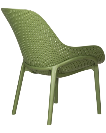 Набор 4 шт Кресло LONZO, зеленый хаки (G-17) c УФ-защитой