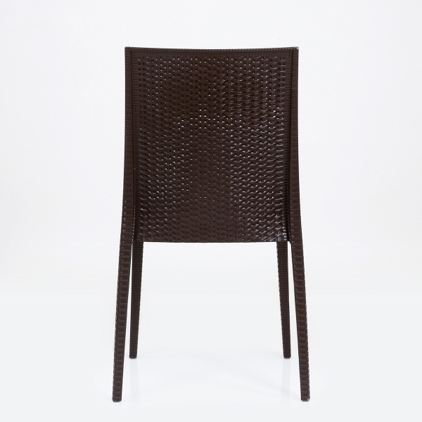 Стул N-36 пластик темно-коричневый