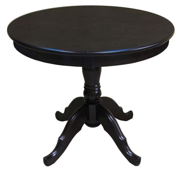 Стол Круглый D1000 венге, массив березы, МДФ, шпон