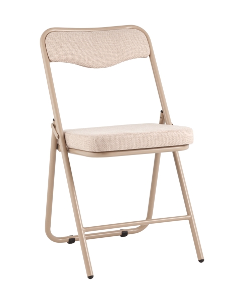Стул складной Джонни рогожка бежевая