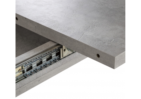 Стол Аврора цемент светлый, белый