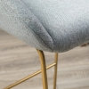 Кресло полубар Kent Грей/Линк золото