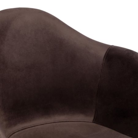 Кресло Secret De Maison CINDY SOFT EAMES (mod. 101) дерево береза, металл, мягкое сиденье, ткань, 61х60х80 см, серый (HLR 24), натуральный