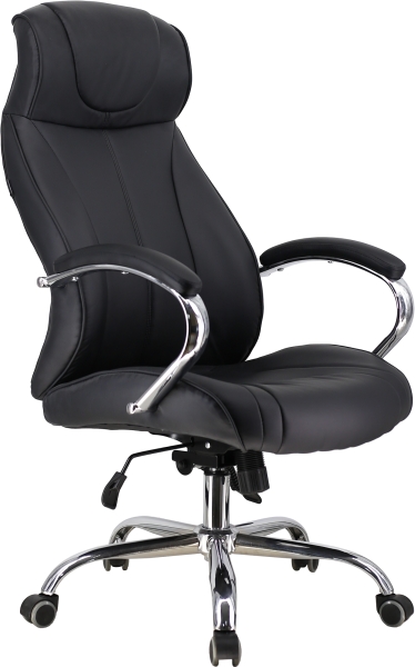 Кресло руководителя Forum TM экокожа черный