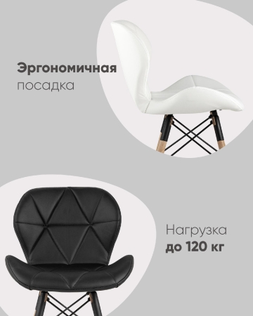 Стул Бон экокожа белый