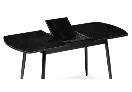 Стеклянный стол Бейкер черный