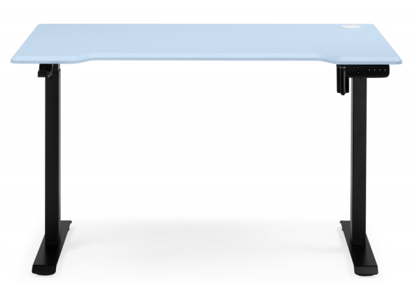 Компьютерный стол Маркос 120х75 голубой, черный