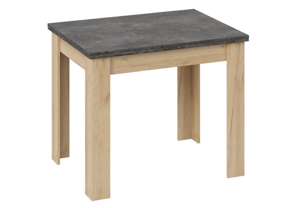 Стол деревянный Промо Тип 3 дуб крафт золотой, ателье темное