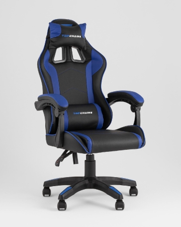 Кресло спортивное TopChairs Shadow черно-синий