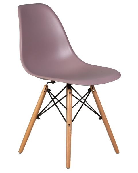 Стул обеденный DSW ножки светлый бук, сиреневый P-04 Стул обеденный DSW ножки светлый бук, сиреневый P-04