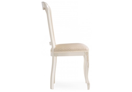 Стул деревянный Клето патина золото, ромб