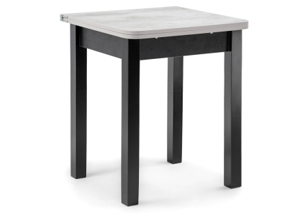 Обеденная группа Блавир белый полимер, серый полимер, метрополитан серый, черный