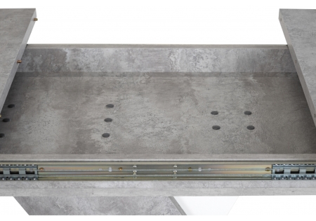 Стол Аврора цемент светлый, белый