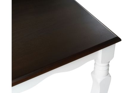 Деревянный стол Provance белый, дуб