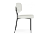 Стул на металлокаркасе Вакао бежевый brendy milk 02, черный