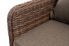 "Прованс" диван из искусственного ротанга трехместный, цвет коричневый