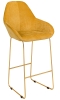 Кресло бар Kent Желт/Линк золото