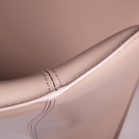 Полубарный стул Albert, кожа капучино