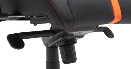 Стул для геймера Jaguar экокожа оранжевый