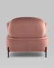 Кресло Кэнди с подлокотниками велюр пыльно-розовый