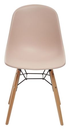 Стул BONNIE 292-DPP розовый с деревянными ножками