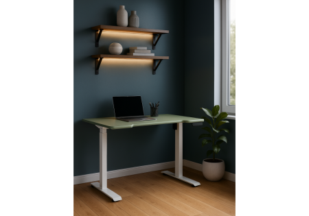 Компьютерный стол Маркос 140х80 зеленый , белый