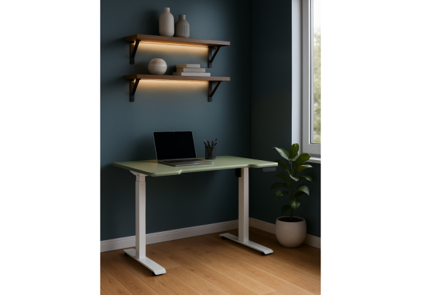 Компьютерный стол Маркос 140х80 зеленый , белый Компьютерный стол Маркос 140х80 зеленый , белый