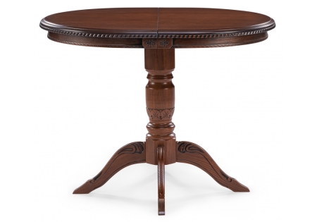 Стол деревянный Аллофан круглый миланский орех