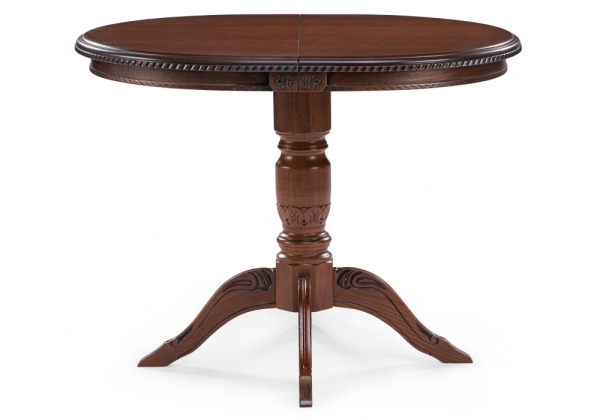 Стол деревянный Аллофан круглый миланский орех