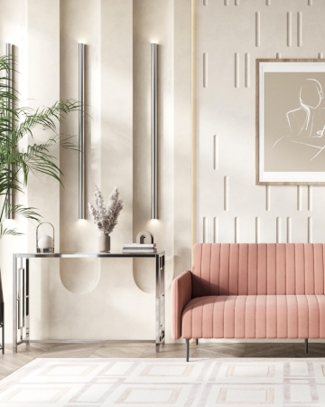 Консоль БРУКЛИН 115*30 серебро