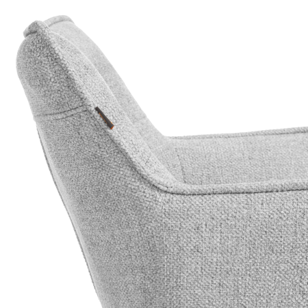 Кресло Lutz/Луц хром серый