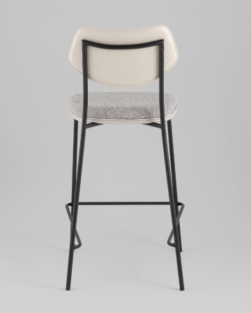 Стул полубарный Casey серый