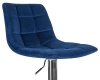 Набор 2 шт Стул барный TAILOR, синий велюр (MJ9-117)