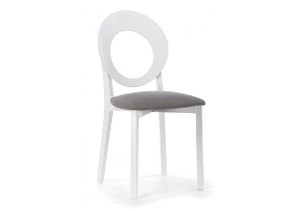 Стул деревянный Марти ткань Brendy-22, белый