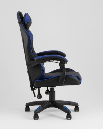 Кресло спортивное TopChairs Shadow черно-синий