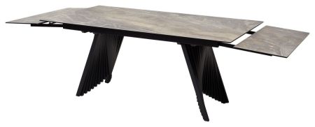 Стол IVAR 180 MARBLES KL-80 Серый мрамор, итальянская керамика