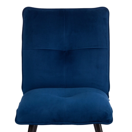 Стул обеденный Sweet синий велюр