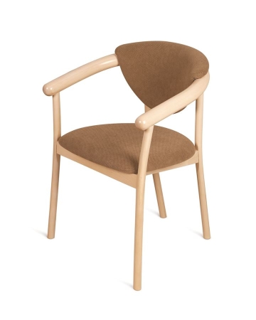 Кресло венское "Виенна" беленый дуб, коричневый М08 Кресло венское "Виенна" беленый дуб, коричневый М08