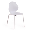 Стул EBAY (mod 03) металл и пластик, белый