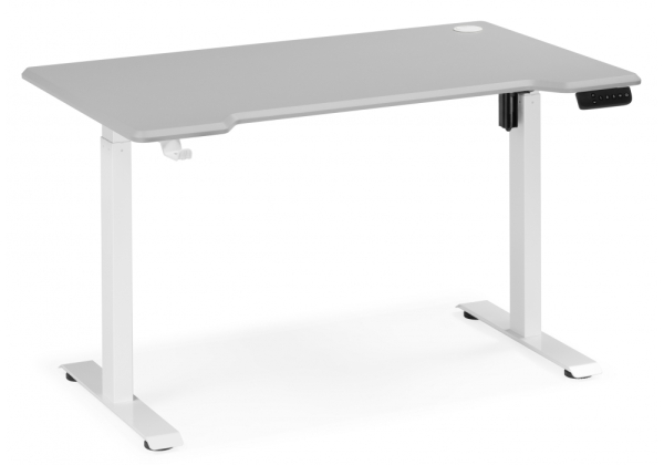 Компьютерный стол Маркос 140х80 светло-серый, белый Компьютерный стол Маркос 140х80 светло-серый, белый