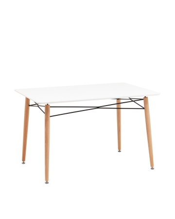 Стол Eames DSW Rectangle New 120*80 белый