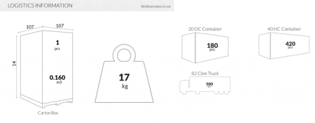 Стол пластиковый Siesta Contract Sky Table Ø105