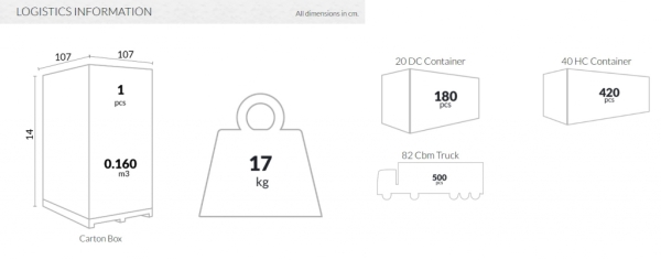 Стол пластиковый Siesta Contract Sky Table Ø105
