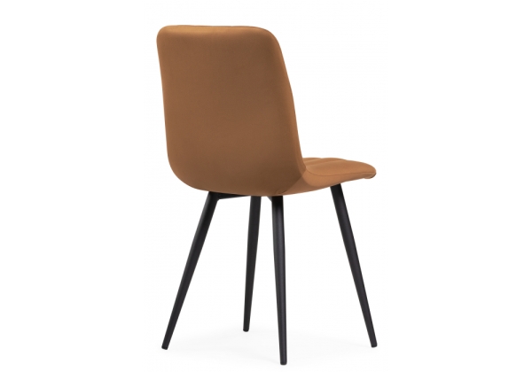 Стул на металлокаркасе Дани терракотовый (zd 432), черный np