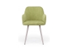 Стул на металлокаркасе Инфини зеленый (ocean 013), серый